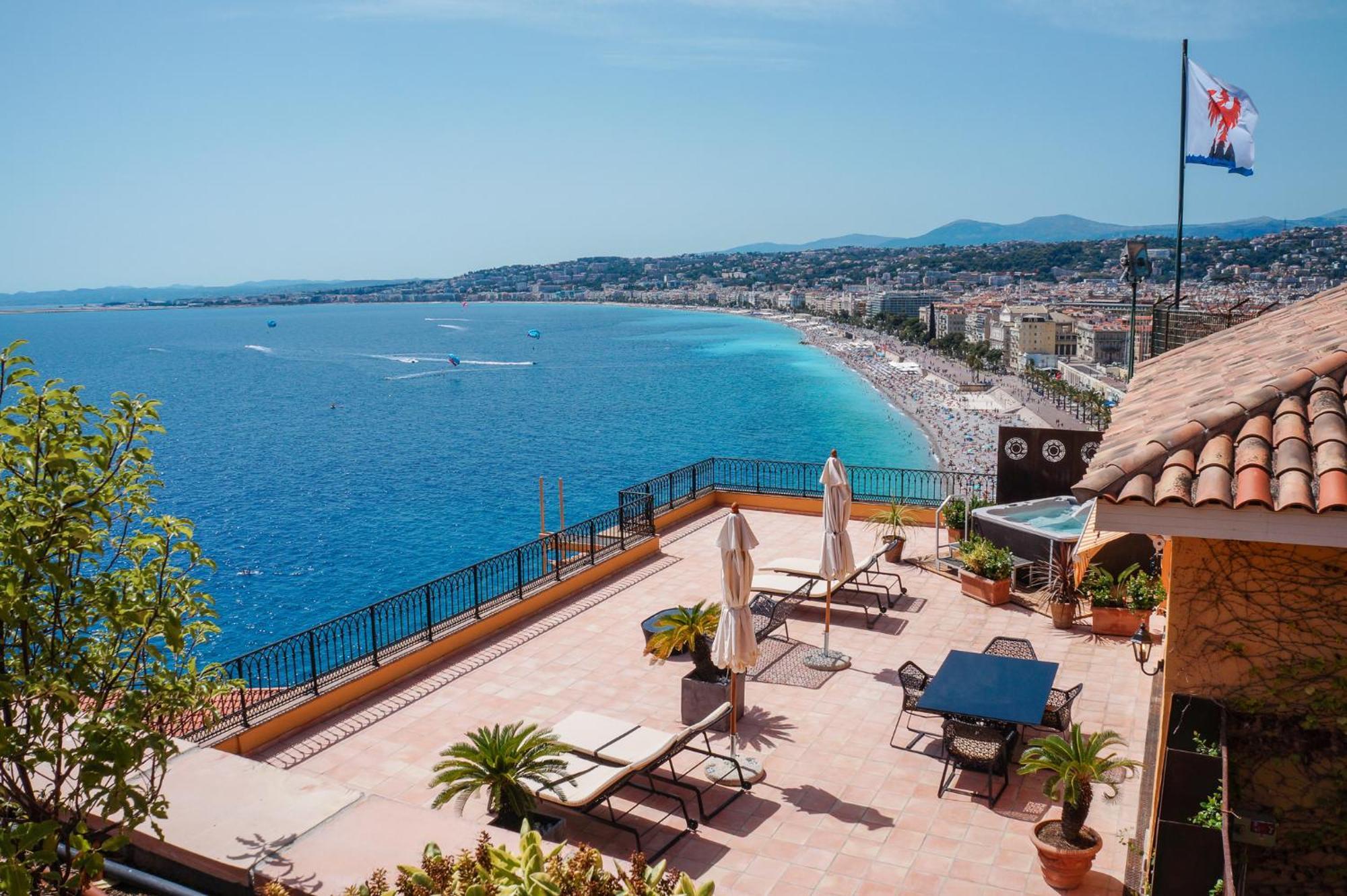 Hôtel La Pérouse Nice Baie des Anges Esterno foto
